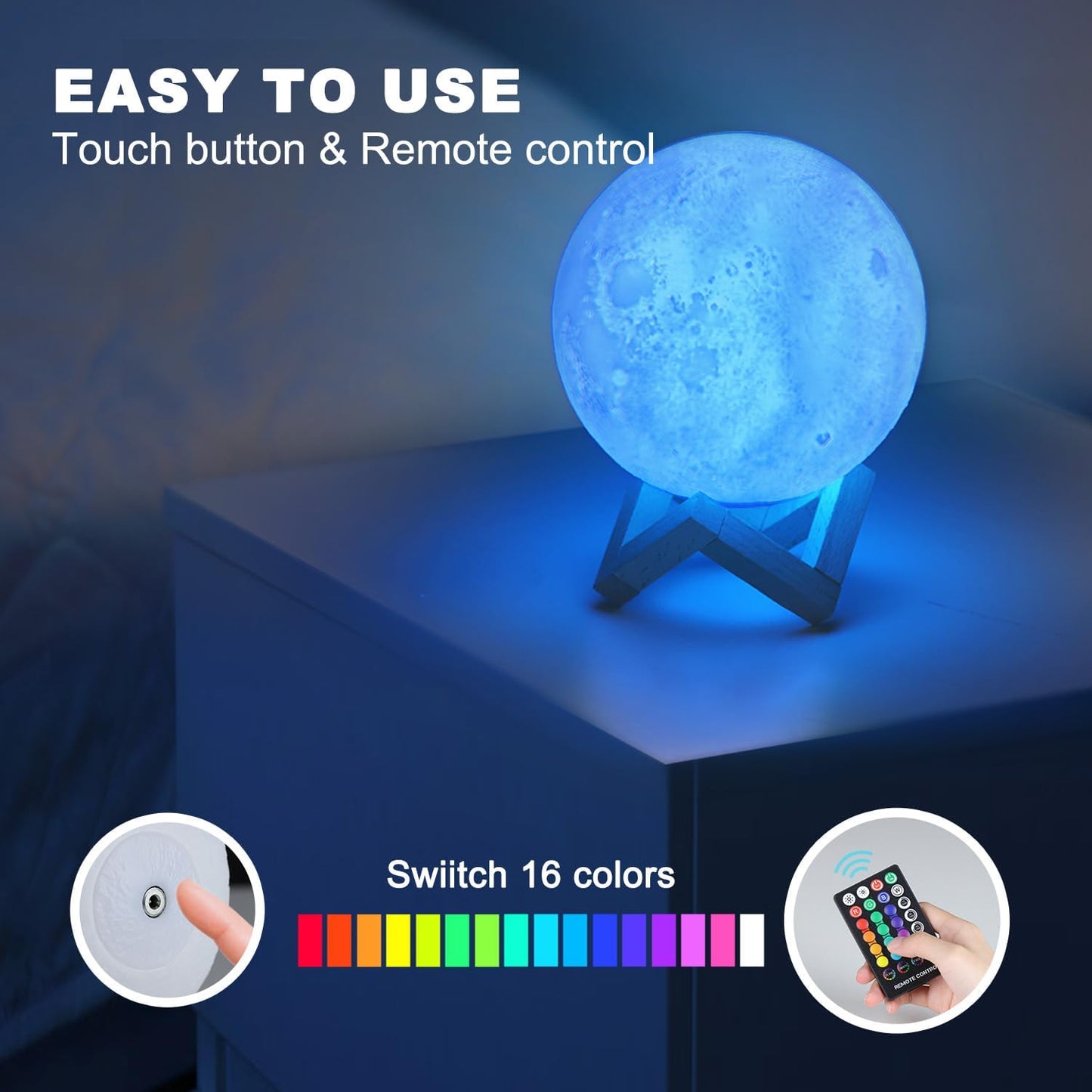 3D Moon Lamp