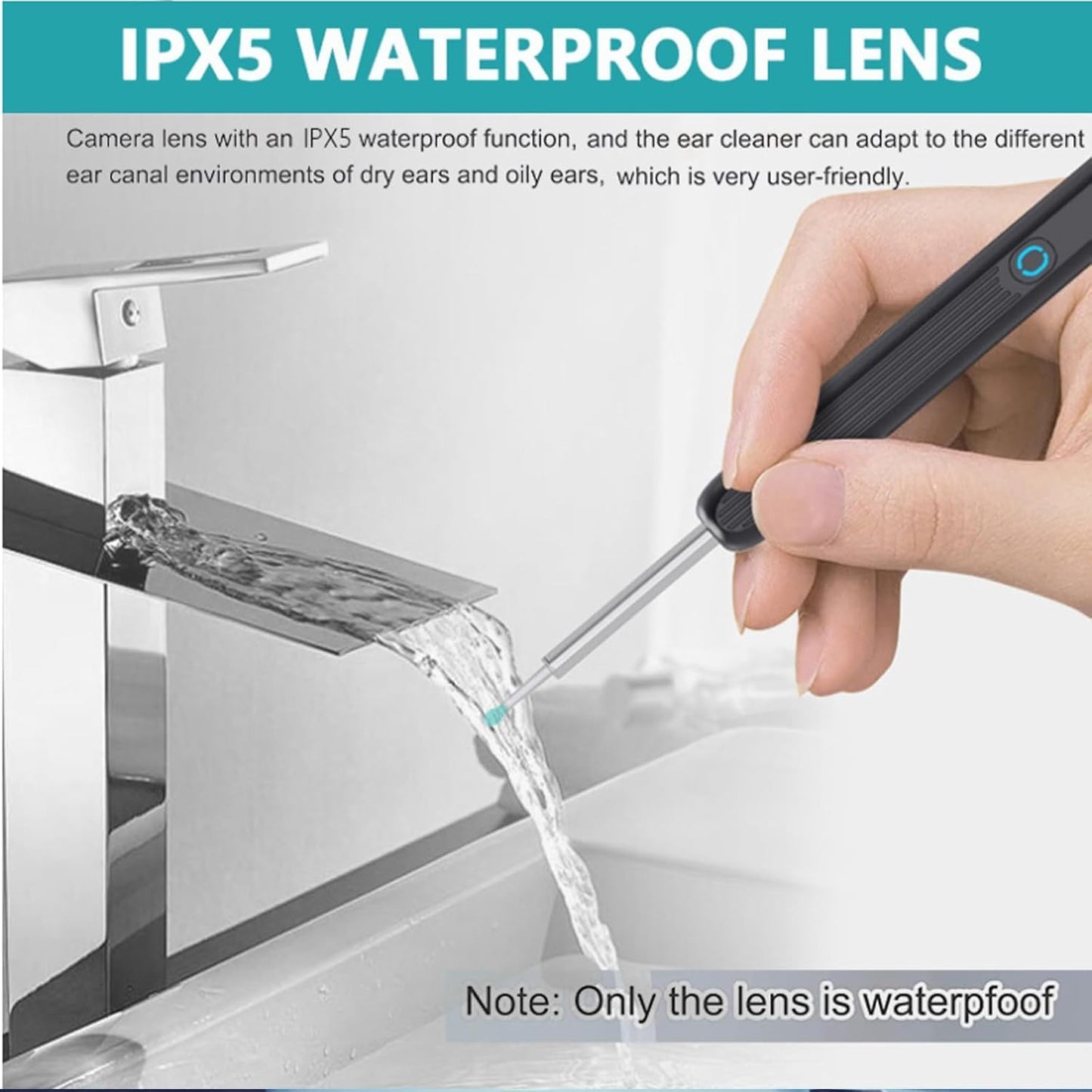 Portable Ear Wax Cleaner Visual Viewing USB Wireless Endoscope