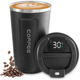 Stainless Steel Vacuum Insulated Travel Coffee Mug with Display