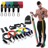 Portable Home Gym Resistance Bands Set (11 PCS)
