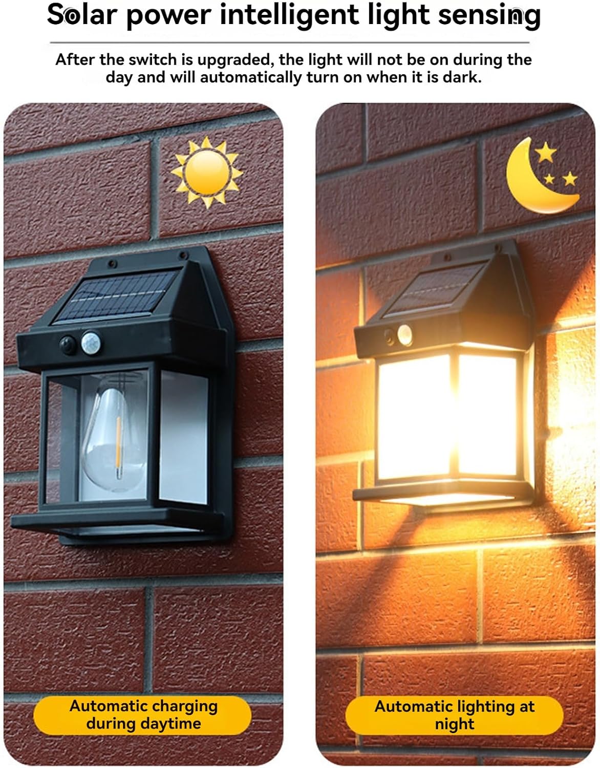 Outdoor Solar Wall Lamp