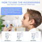Portable Mini Mesh Nebulizer Machine For Kids and Adults