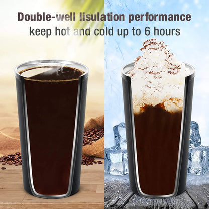 Stainless Steel Vacuum Insulated Travel Coffee Mug with Display