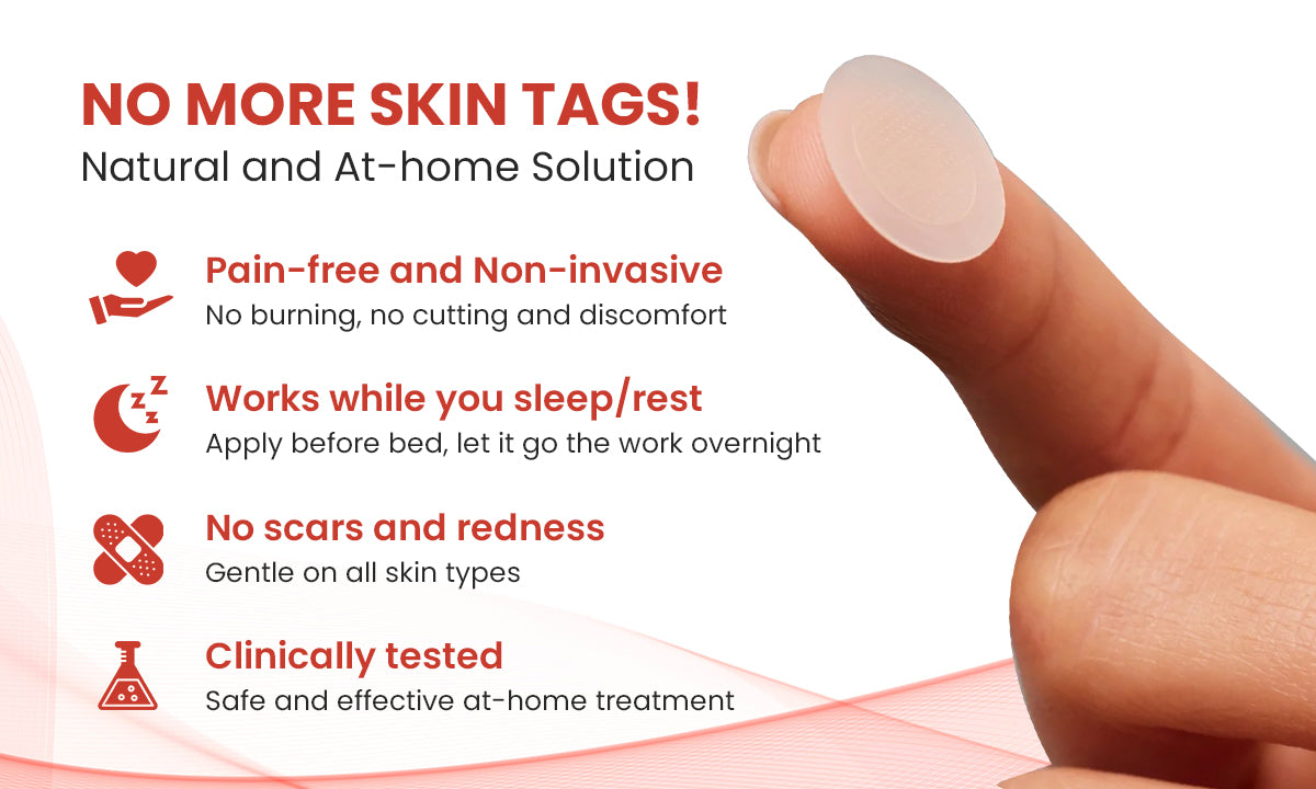 Derma Smooth Painless Skin Tag Removal Patch